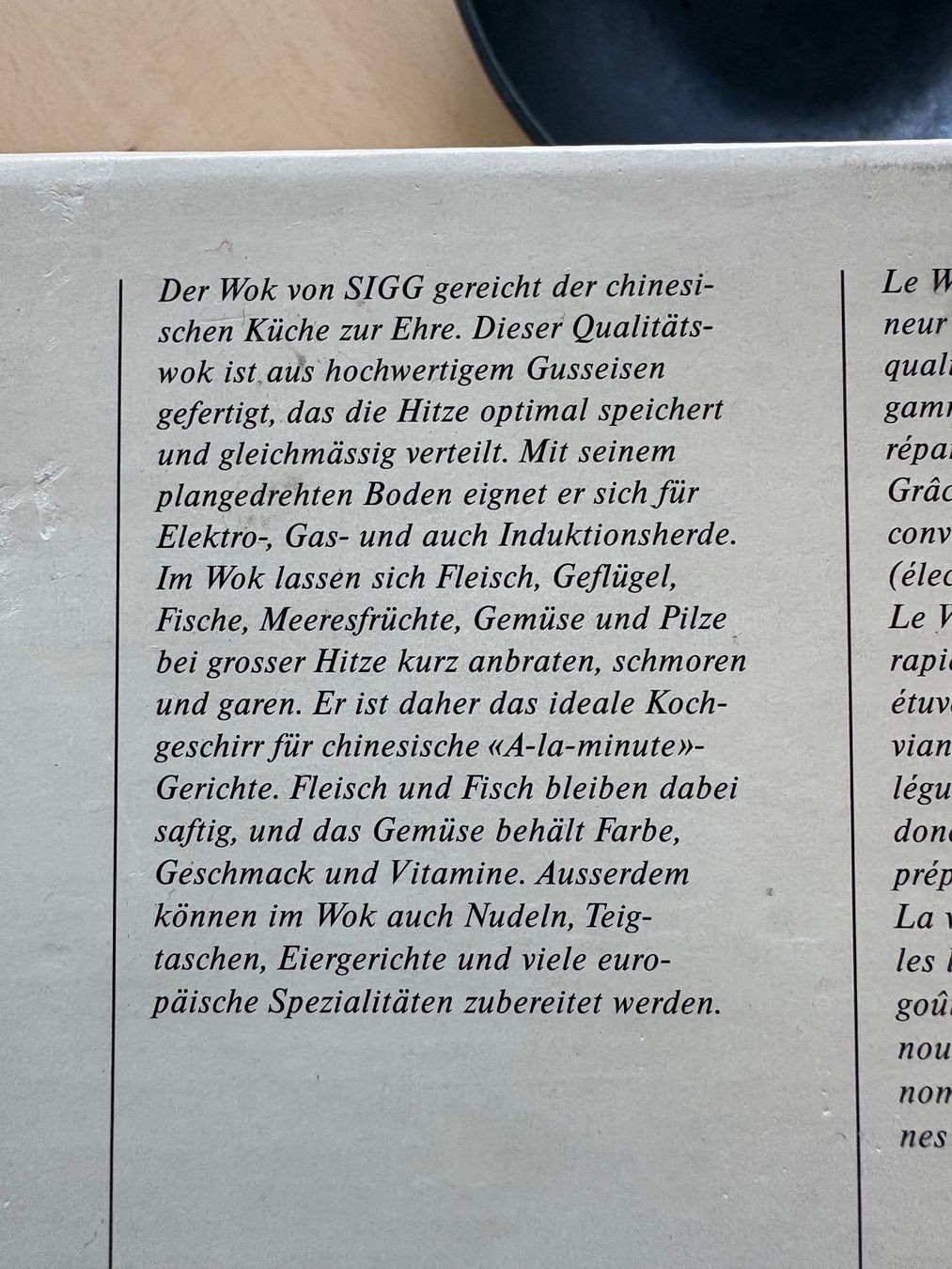 Sigg Padelle: SIGG Gusseisen Wok mit Deckel – Usato da Root venduto da essafa 6