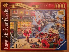 Puzzle Weihnachten "Santa's Christmas List"