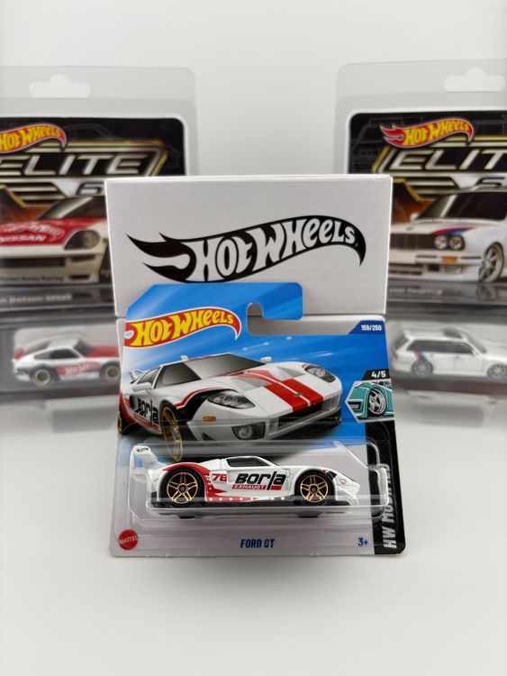 Miniature Hot Wheels 1/64 Ford GT Borla - Série HW Modified 2025 - NEUVE