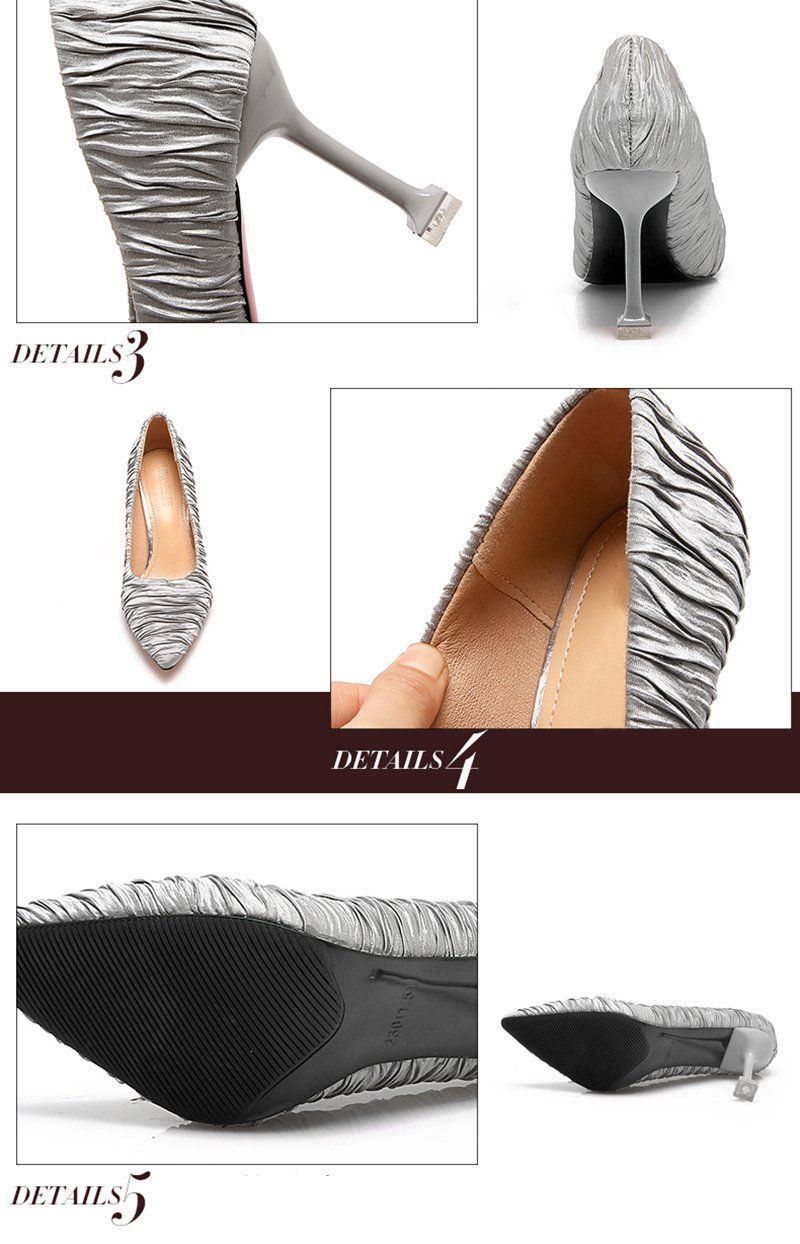 Scarpe da donna: NEUE wunderschöne Pumps grau Gr. 36 - 200901 – Nuovo (secondo la descrizione) da Küssnacht am Rigi venduto da Schuhe-Secondhand 4