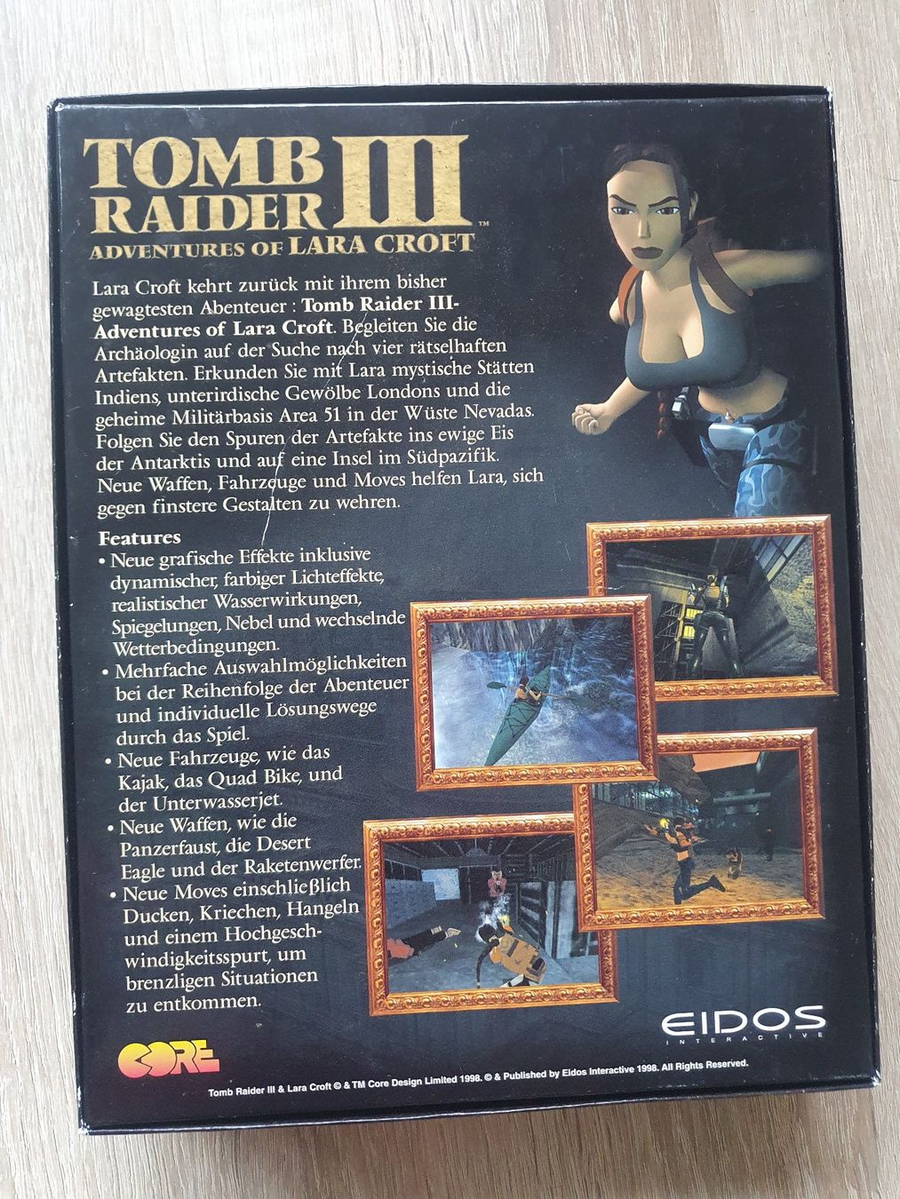 Giochi: Tomb Raider 3 PC Game – Usato da Alpnach Dorf venduto da melktok77 1