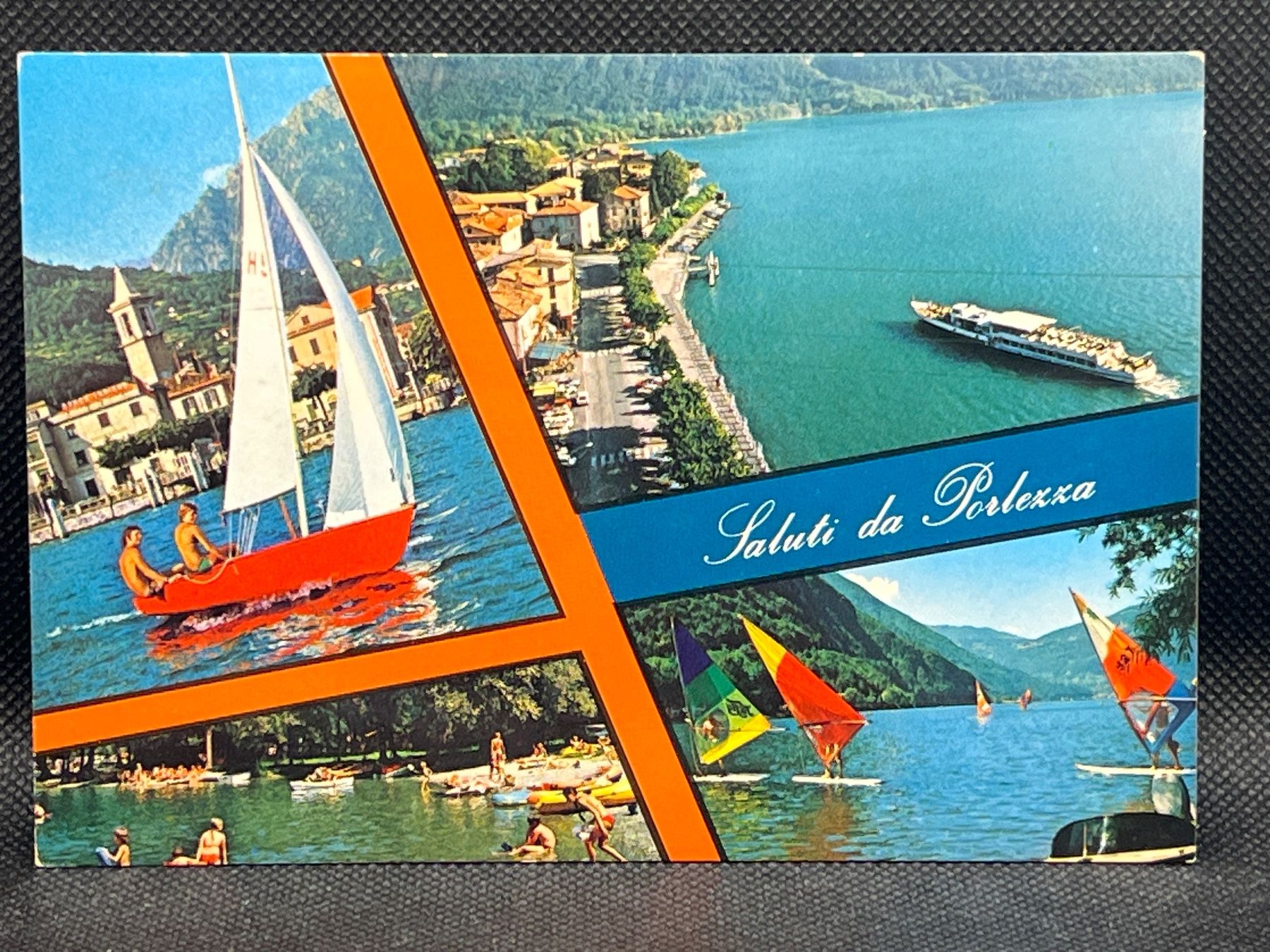 Cartoline postali: Porlezza - Lago di Lugano – Usato da Widnau venduto da Brusi9