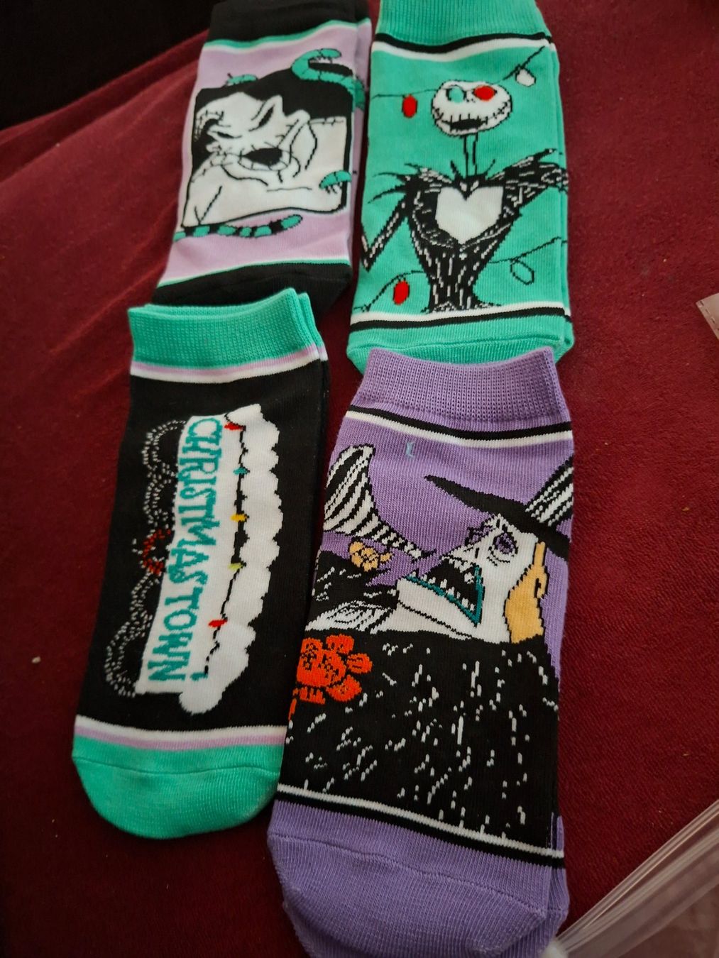 Socken: 4 Paar Socken: Nightmare before Christmas – Neu und originalverpackt aus Baden von rocket85