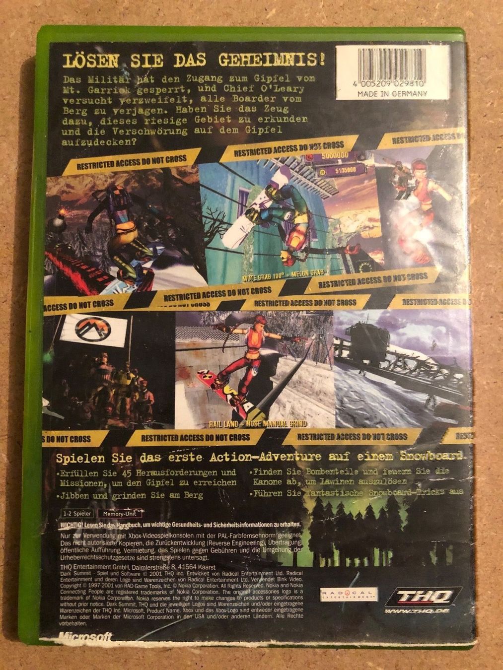 Spiele: Dark Summit für Xbox – Gebraucht aus Kestenholz von Mad18 1