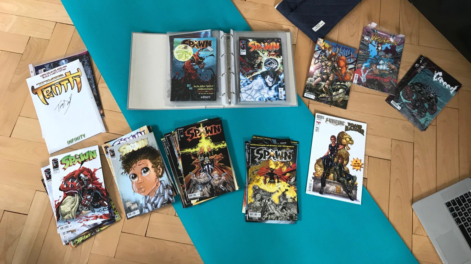 Comics: Spawn-Sammlung Kiosk-Ausgaben Deutsch ab #1 – Gebraucht aus Zürich von Camaro67
