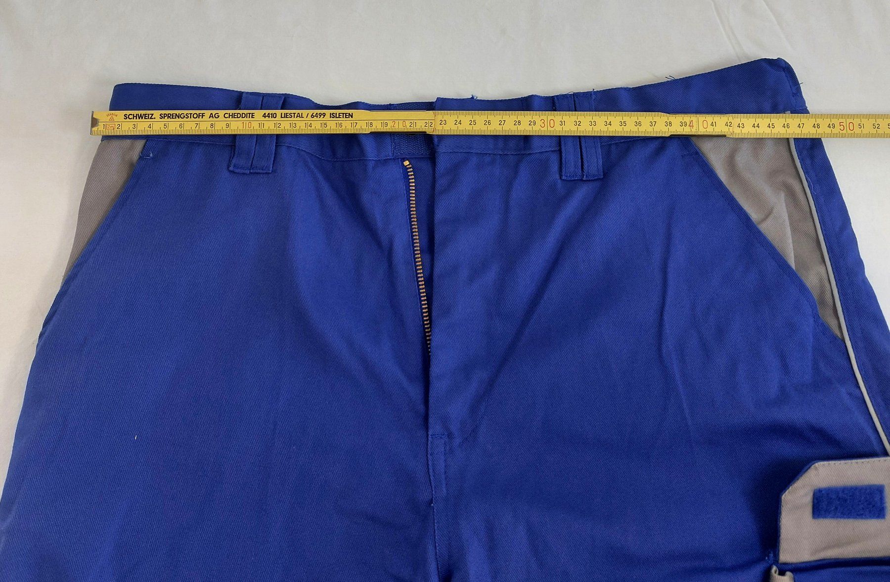 Pantaloni: Carson Arbeitshose Fair Workwear blau / grau mit Metertasche – Nuovo (secondo la descrizione) da Bergdietikon venduto da Zozo 6