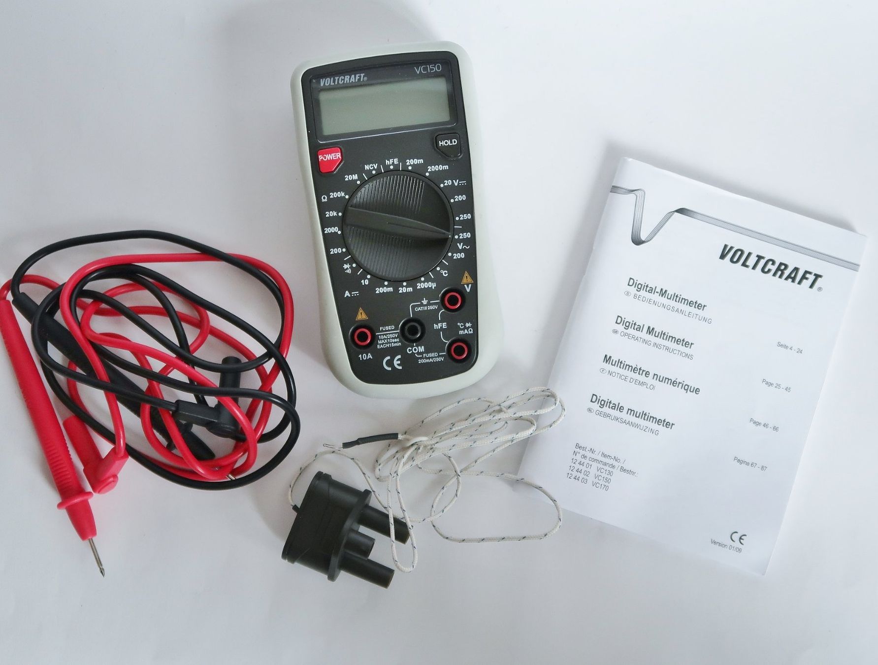 Voltcraft Messen: Voltcraft VC150 Digital-Multimeter mit Zubehör – Gebraucht aus Luzern von eAladin 1