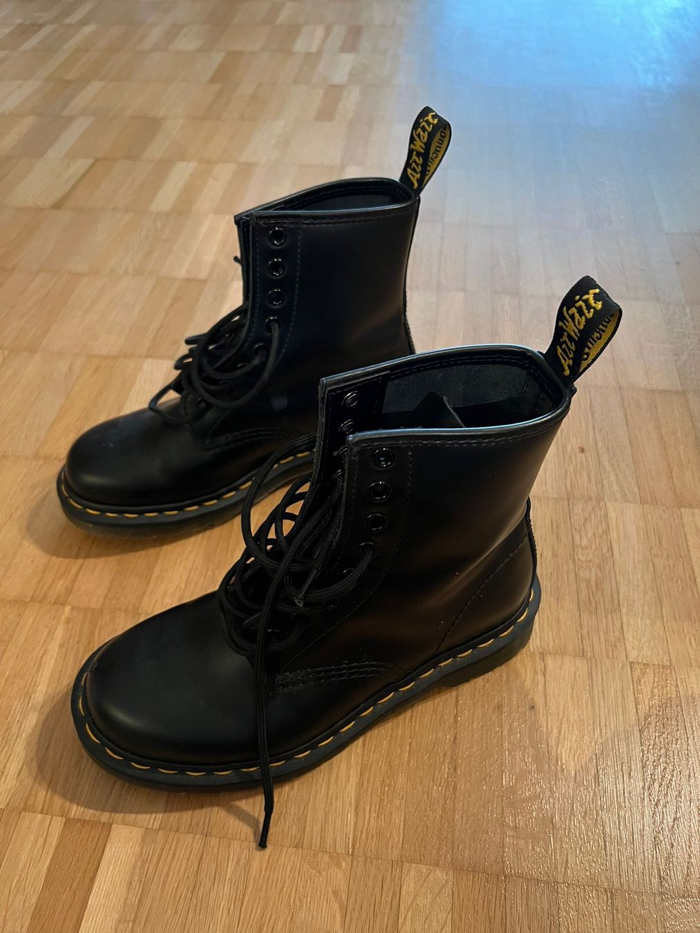 Dr. Martens Scarpe da uomo: Dr. Martens Boots schwarz Gr. 36 – Usato da Zug venduto da gingerale30 2