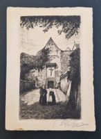 Rapperswil, Kapuzinerkloster, Originalradierung, Handabzug