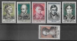 Frankreich 1136-1141** postfrisch Rotes Kreuz 1957
