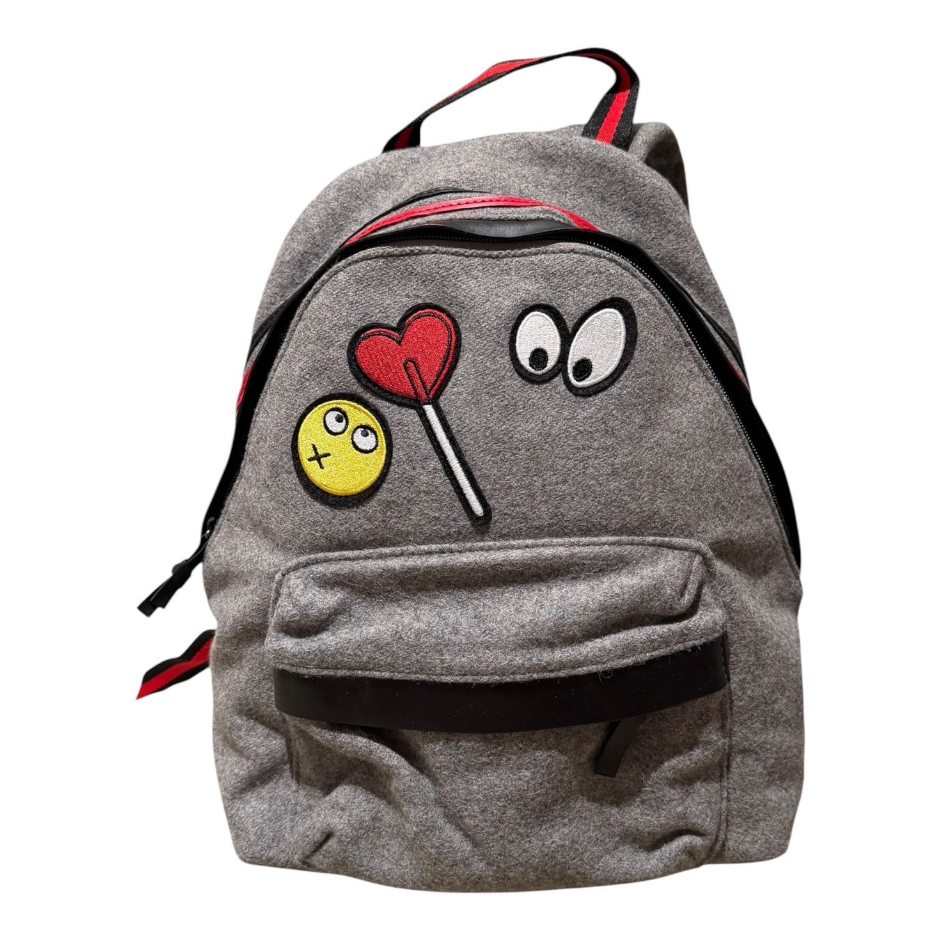 Zaini: MANGO RUCKSACK TASCHE FILZ GRAU HINGUCKER MIT PATCHES – Nuovo (secondo la descrizione) da LUZERN venduto da modeundlifestyle