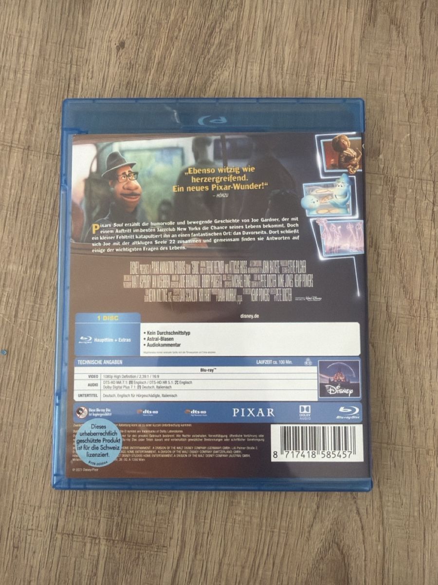 Tutti i DVDs: Soul (2022) BluRay – Usato da Hagendorn venduto da masterchieff 1