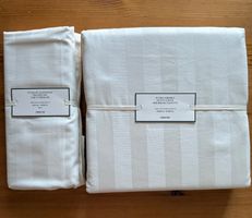 ZARA Home Satin Baumwolle Bettbezug 220×240 + 2 Kissenbezüge