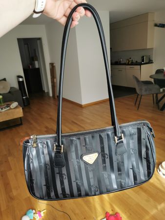 MAISON MOLLERUS Schultertasche schwarz