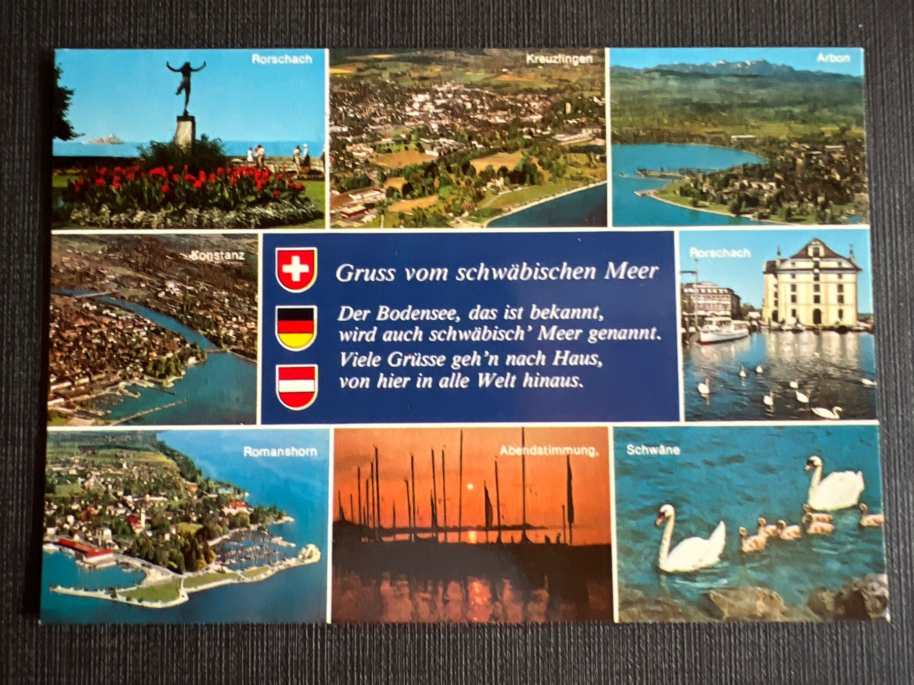 Cartoline postali: Bodensee - schwäbisches Meer – Usato da Widnau venduto da Brusi9