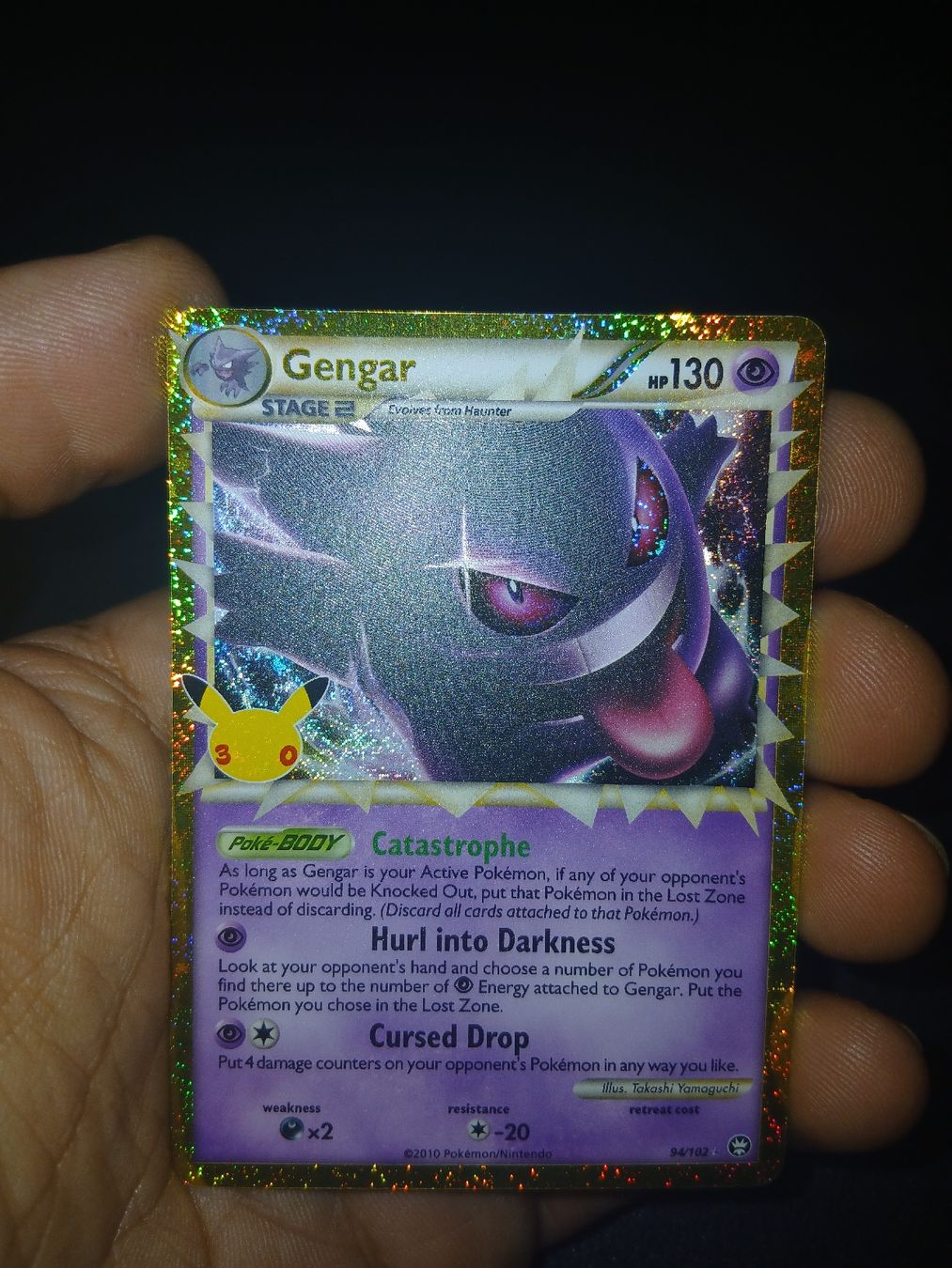 Pokémon Carte collezionabili: Gengar Pokémon 30th Celebration – Nuovo (secondo la descrizione) da Regensdorf venduto da Baba_Basar
