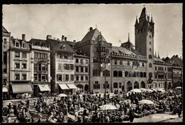 BASEL  Marktplatz  1940