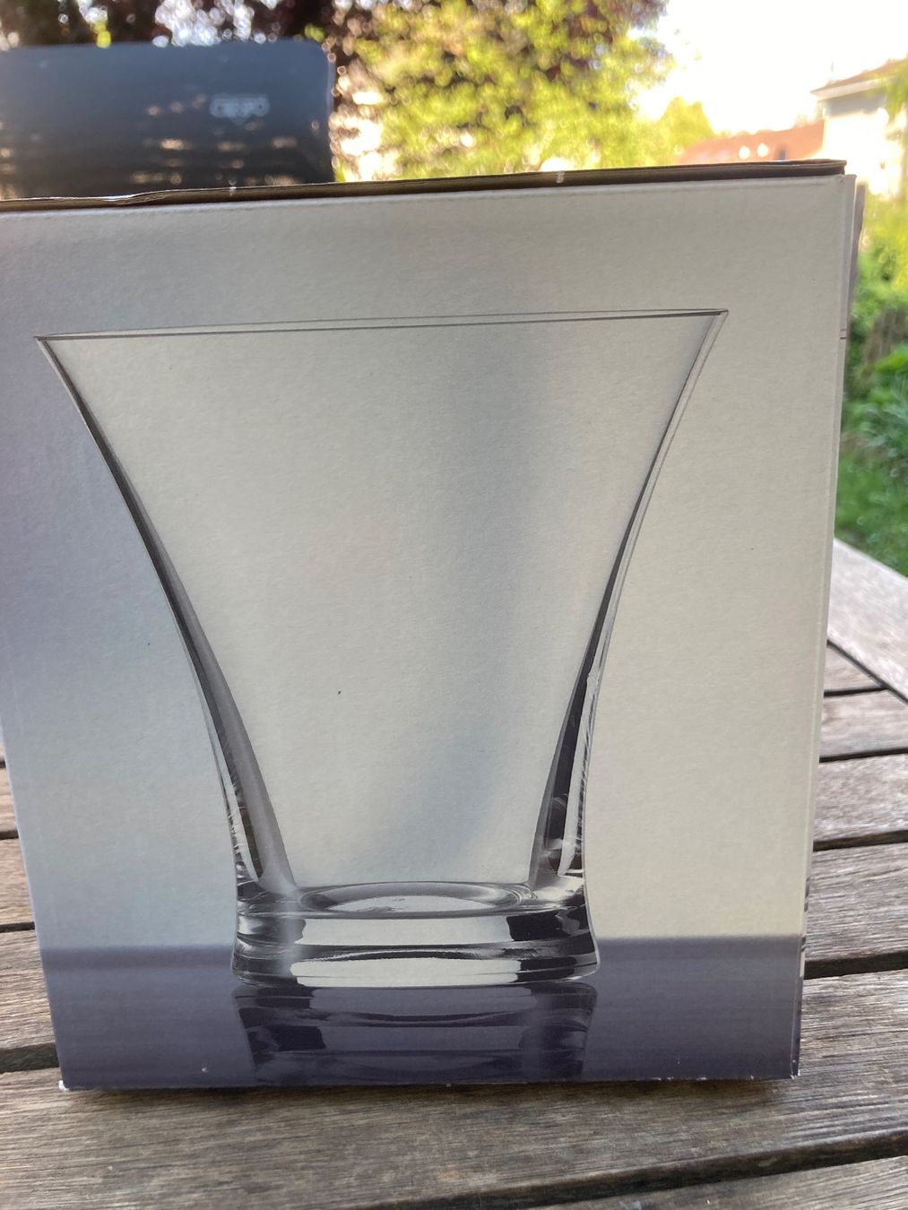 Zwiesel Vasen & Gefässe: Schott Zwiesel Vase "Pure" X-Form, Neuwertig – Neu (gemäss Beschreibung) aus Gelterkinden von froggy80 2