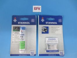 Stannol Lötdraht Lötzinn 1mm + 1,5mm Durchmesser Neu OVP
