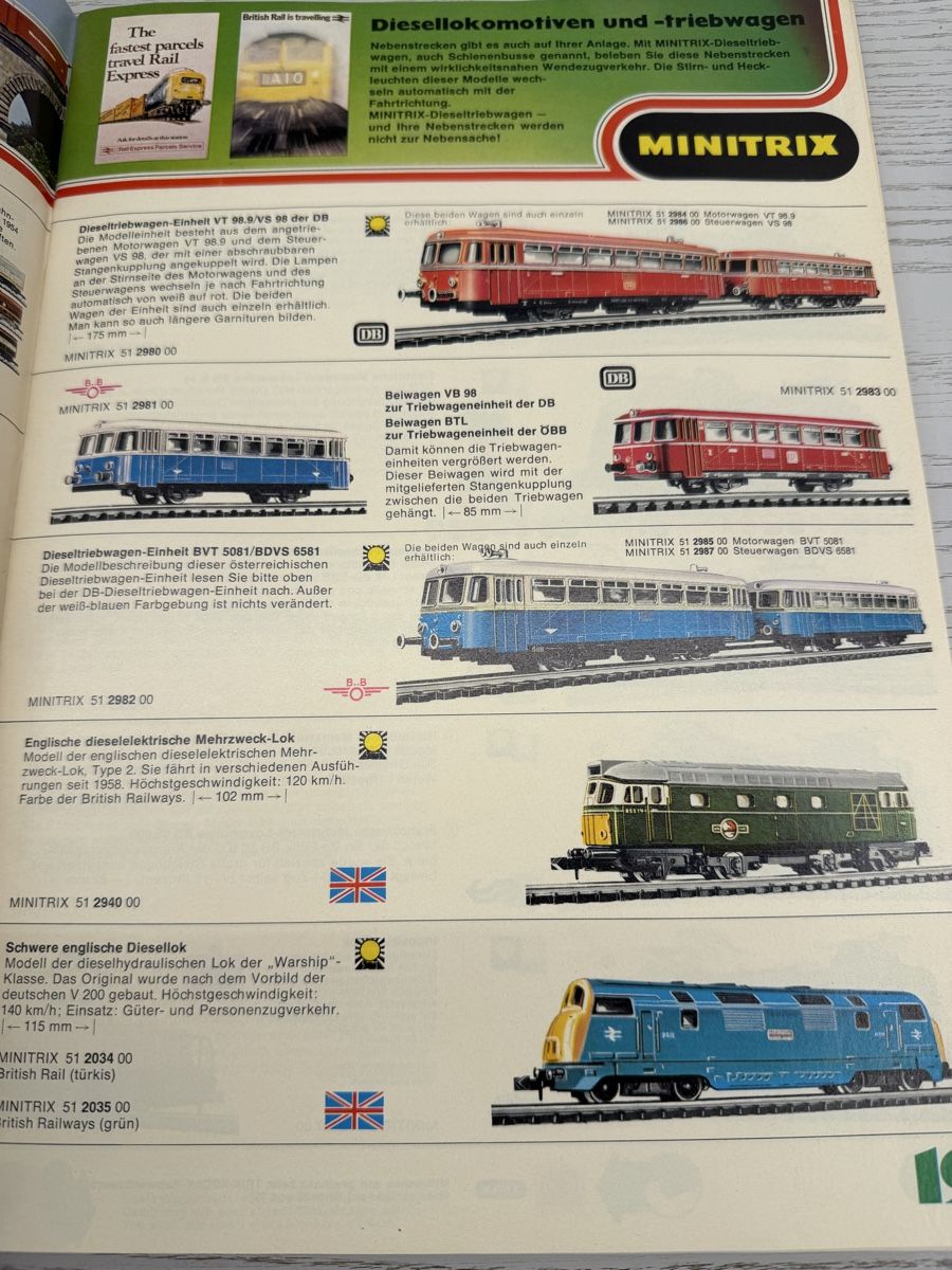 Trix Modellini di ferrovie: Trix Katalog 1972 – Usato da Lupsingen venduto da New-Haven 1