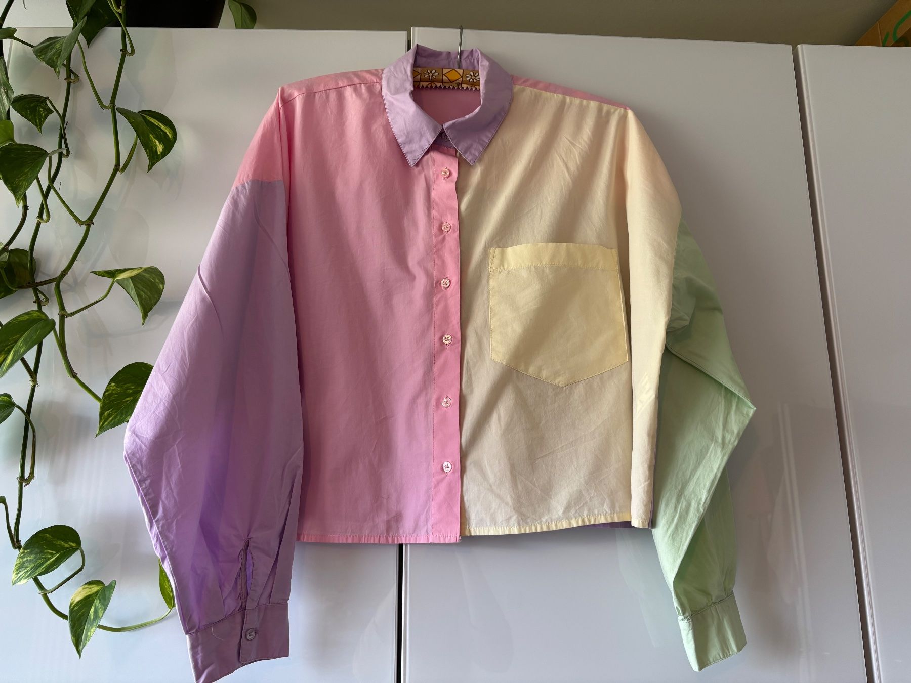 Stradivarius Camicette: STRADIVARIUS Bluse in Pastellfarben Gr. L – Usato da Zürich venduto da missmodernage