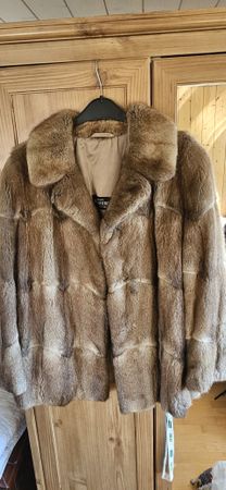Klassische Bisam Jacke von Rosenberg 70er 80er