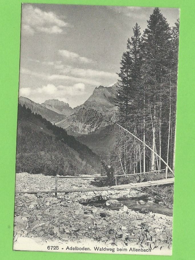 Cartes postales: Adelboden, Waldweg beim Allenbach – D'occasion à Zürich par t24_de