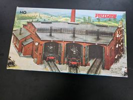 Neu Vollmer schöner Ringlokschuppen 5754 B H0 Bausatz