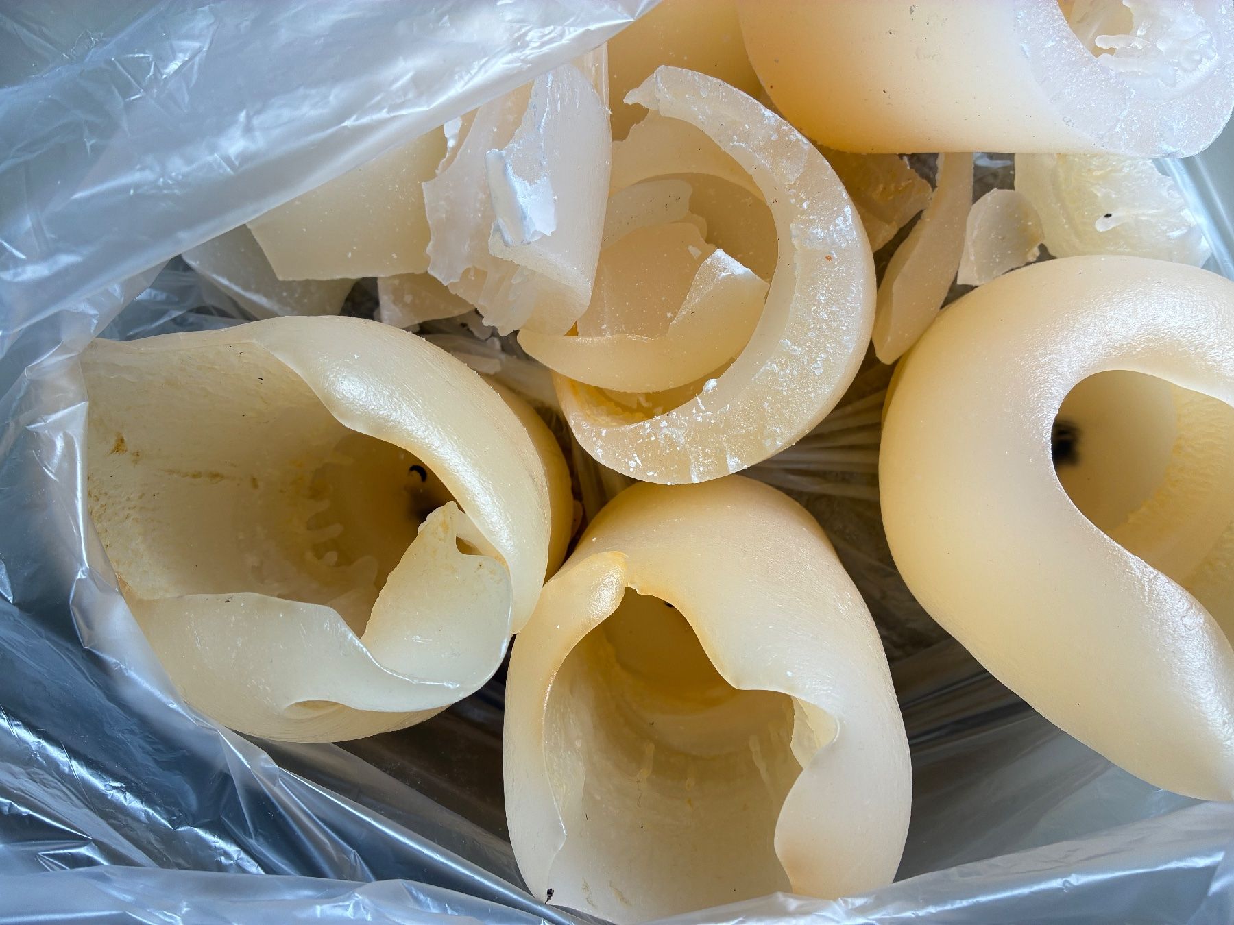 Candele: Kerzenwachs Reste, knapp 3 Kg – Usato da Zäziwil venduto da lolek01