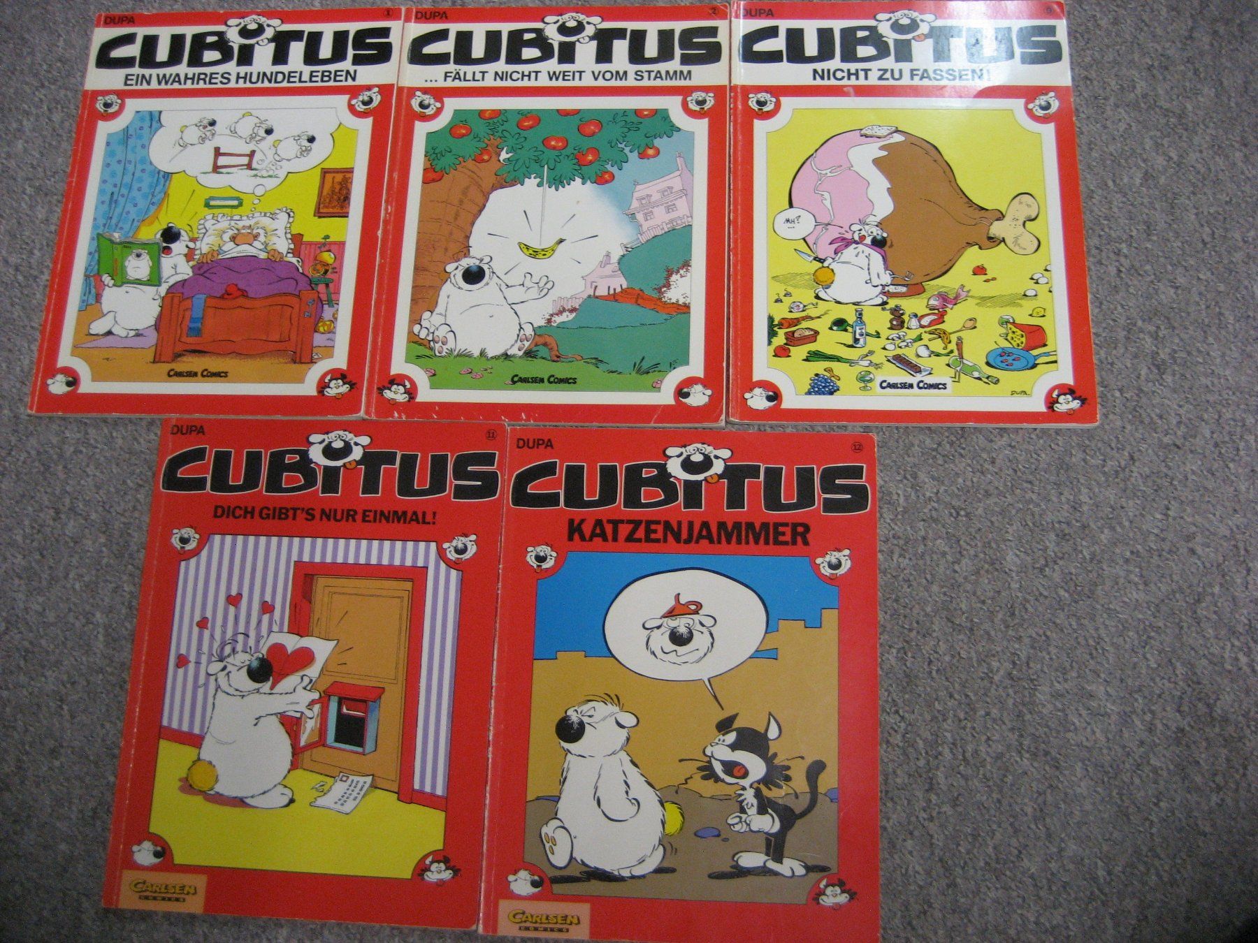 Fumetti: Cubitus 1,2,9,11 + 12 – Usato da Bottighofen venduto da Spiderman61