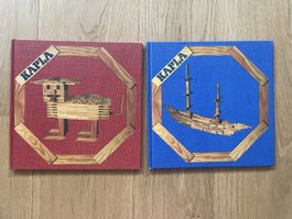 Lot de 2 livres Kapla construction