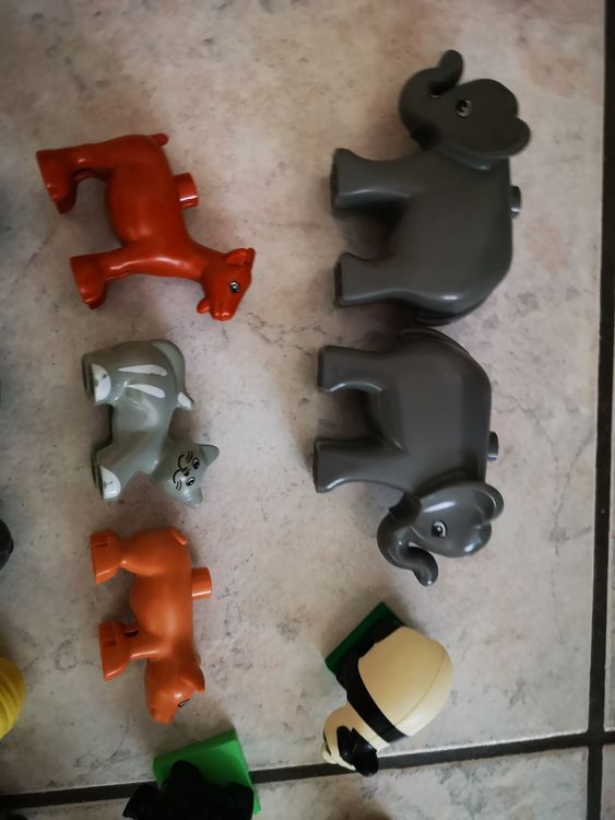 Duplo Jouets: (F15)  18 x Lego Duplo Figuren, Tiere pandabär, Elefant,Hund – D'occasion à Sevelen par gsandax 3
