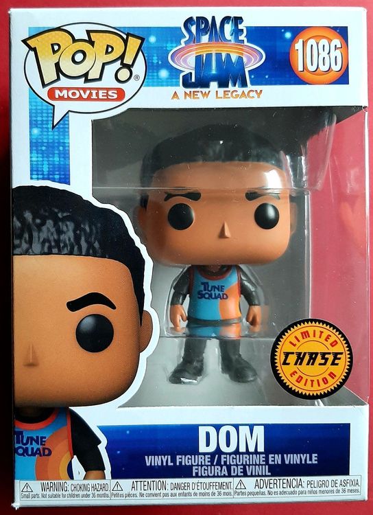 SJ2- Dom - 1/6 Odds For Rare Chase Variant - Space Jam 2- Fig
