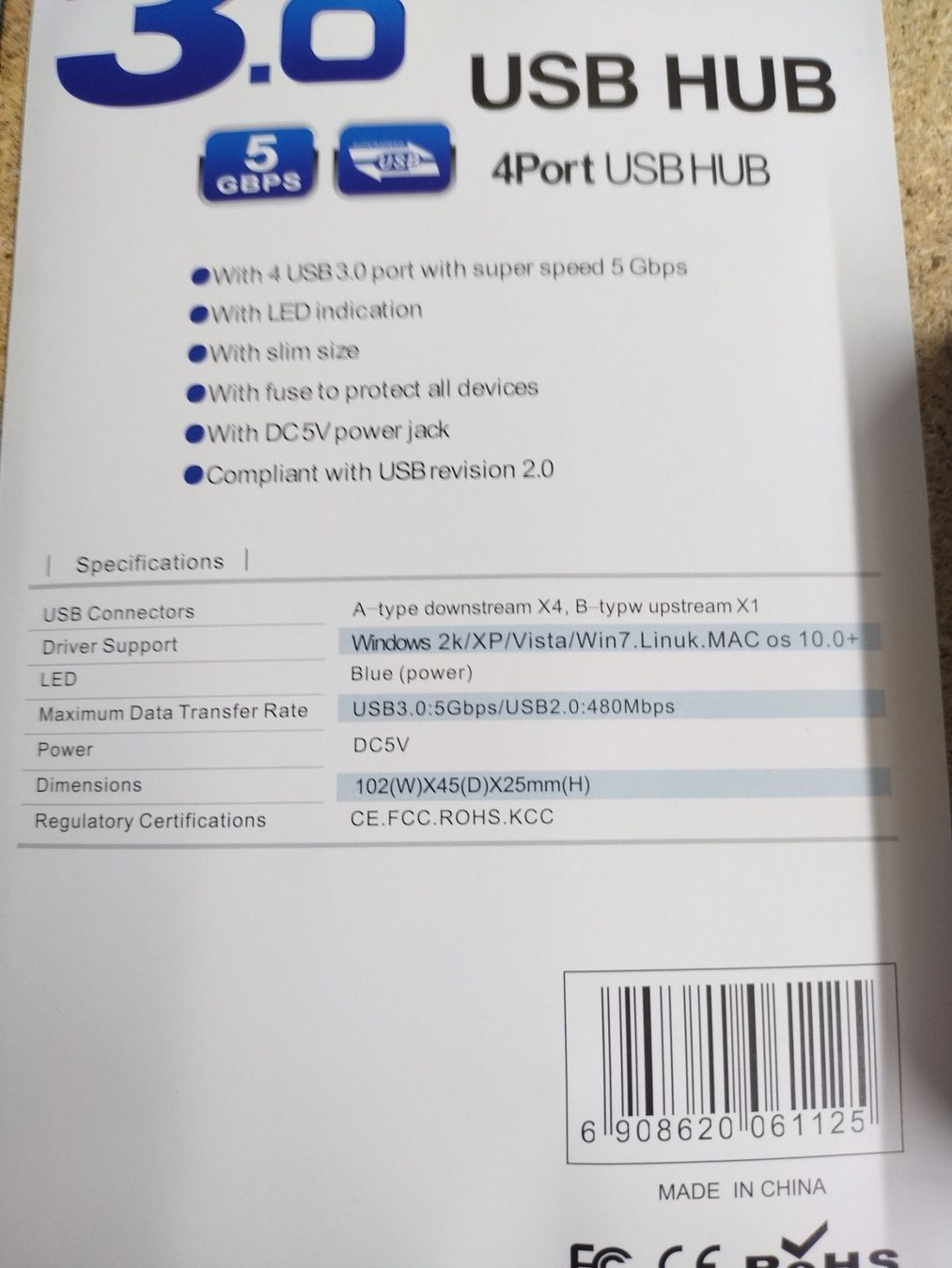 Hub & Switch: USB3.0 4Ports Hub – Nuovo e nell'imballaggio originale da Ermatingen venduto da rik4rdo 1