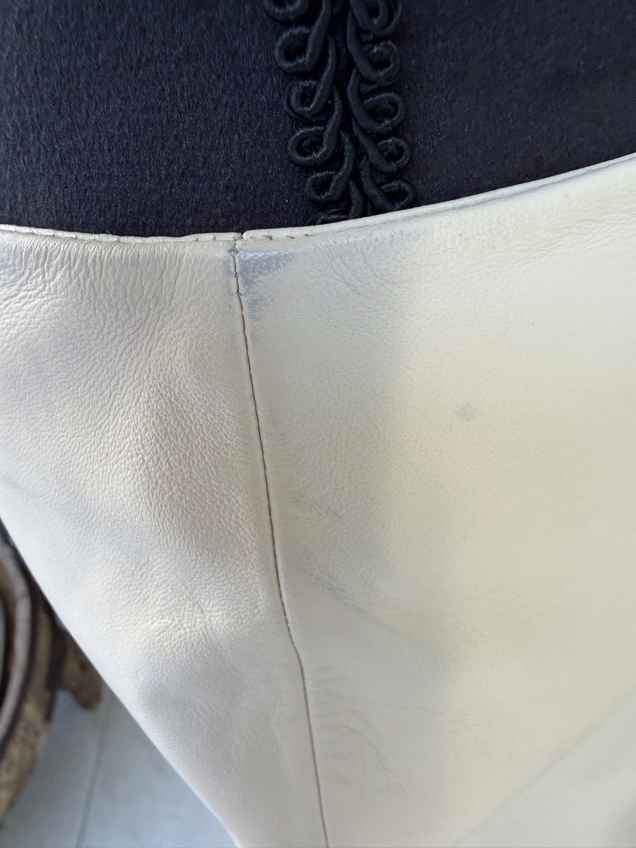 Massimo Dutti Gonne: Massimo Dutti Lederrock beige Grösse M – Usato da Orselina venduto da dachrose 3
