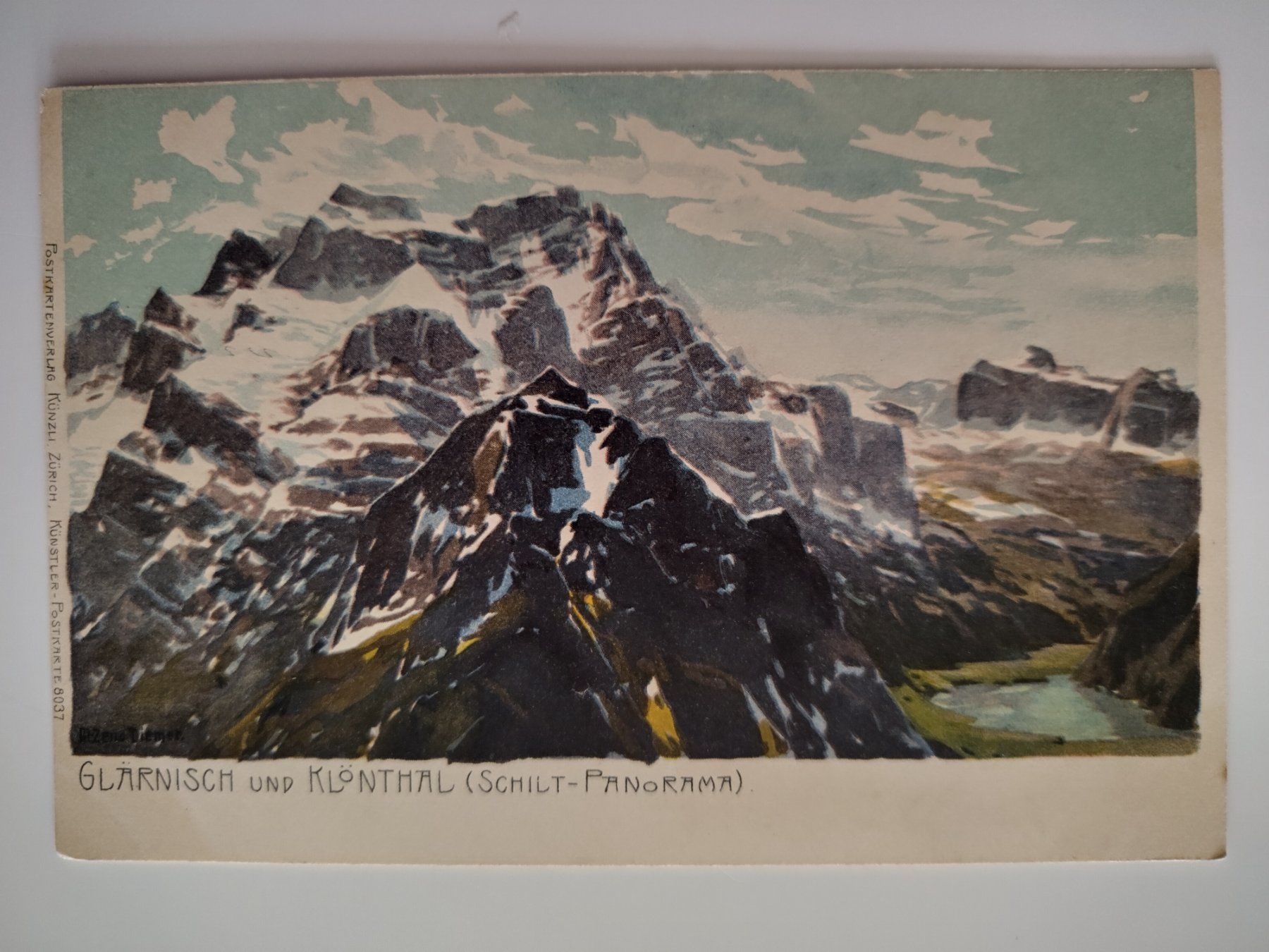 Cartes postales: Alte Ansichtskarte: Glärnisch und Klönthal, um 1900 – D'occasion à Ohmstal par Lebensfreude05