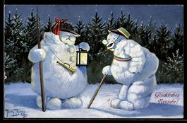 Arthur Thiele: Nachtwächterschneemann u