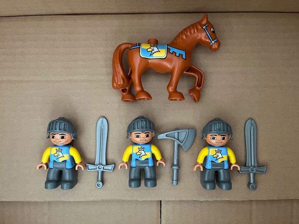 Leg Duplo Ritter mit Pferd zur Ritterburg | Acheter sur Ricardo