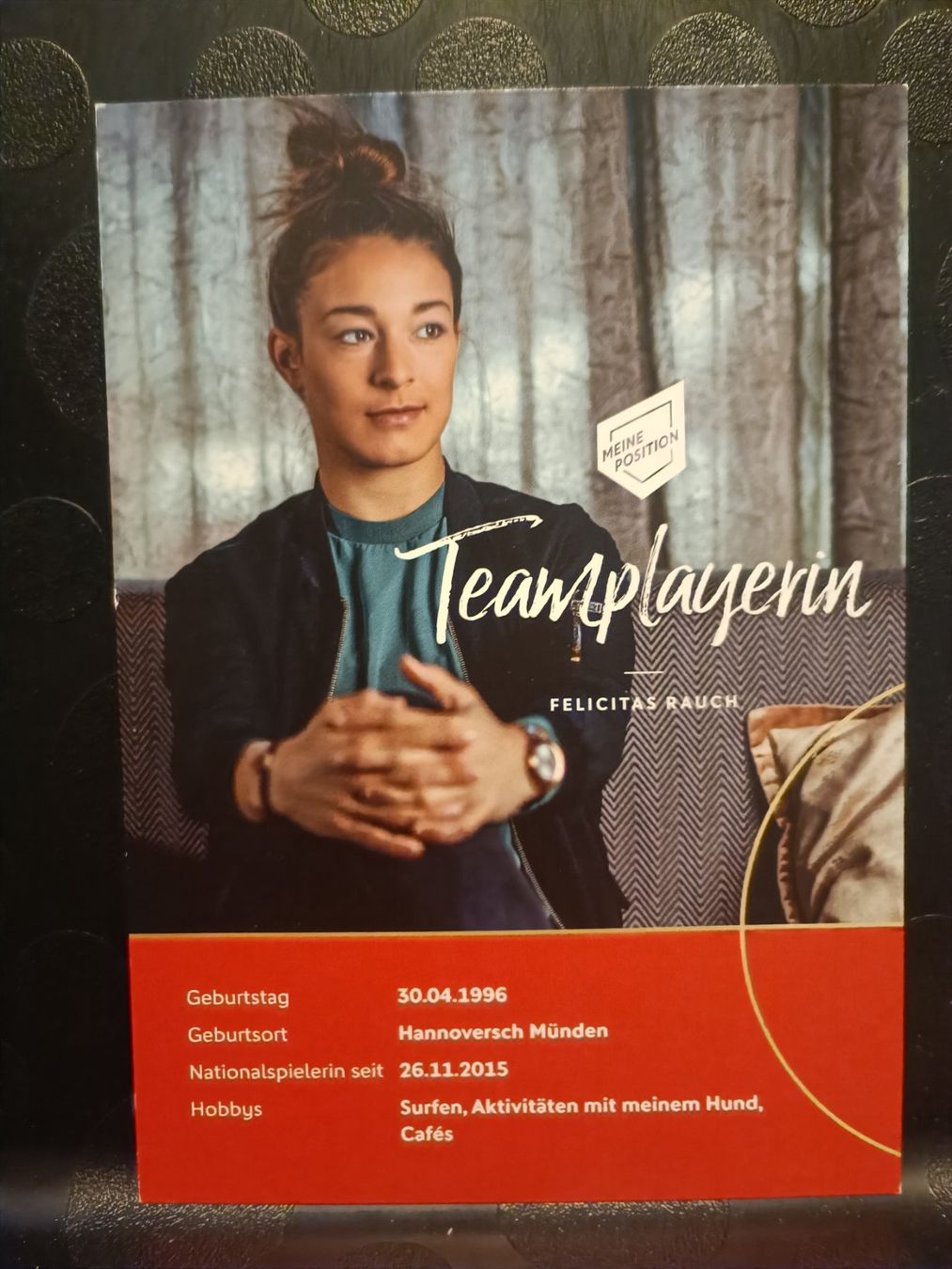 Autographes: Felicitas Rauch - DFB Autogrammkarte - handsigniert – D'occasion à Menziken par Artographs 1