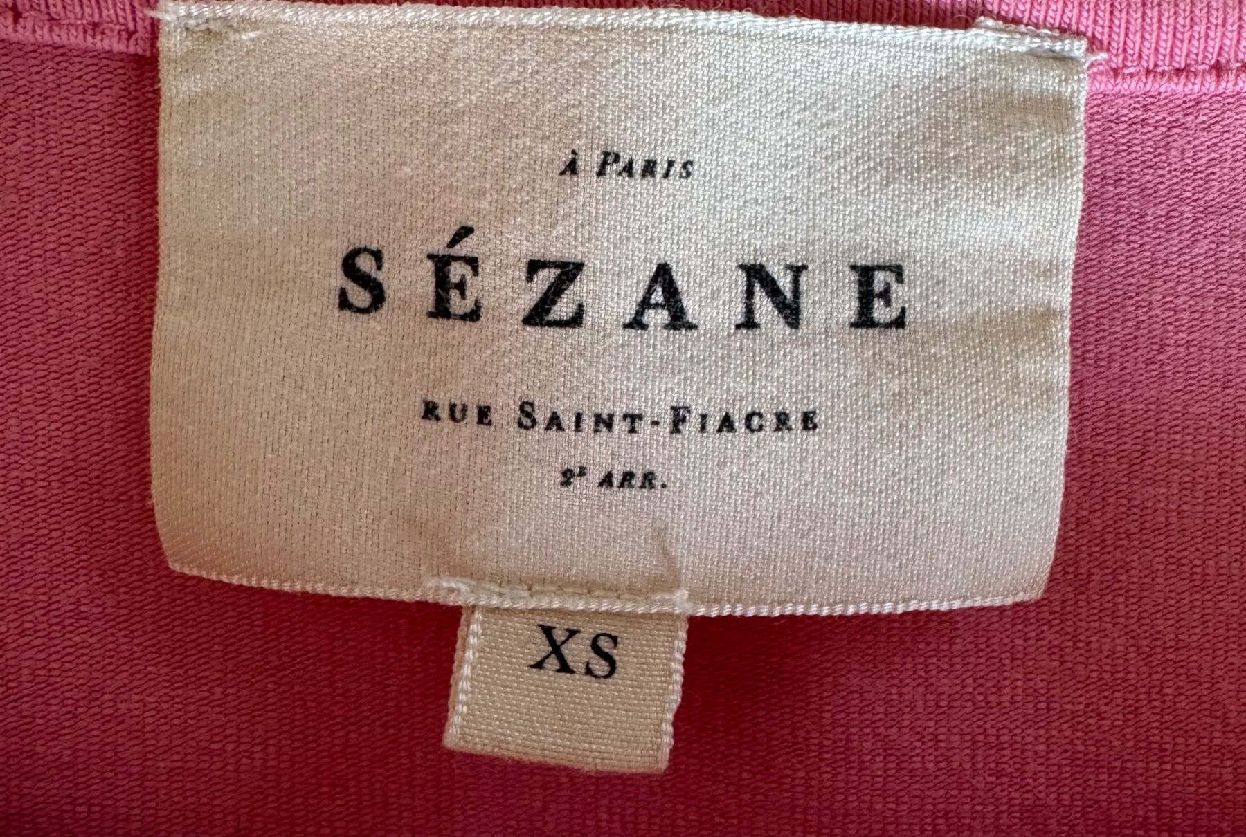 Sézane Pippa Short Dress XS – Bubblegum Pink – Bio-Baumwolle (D ...