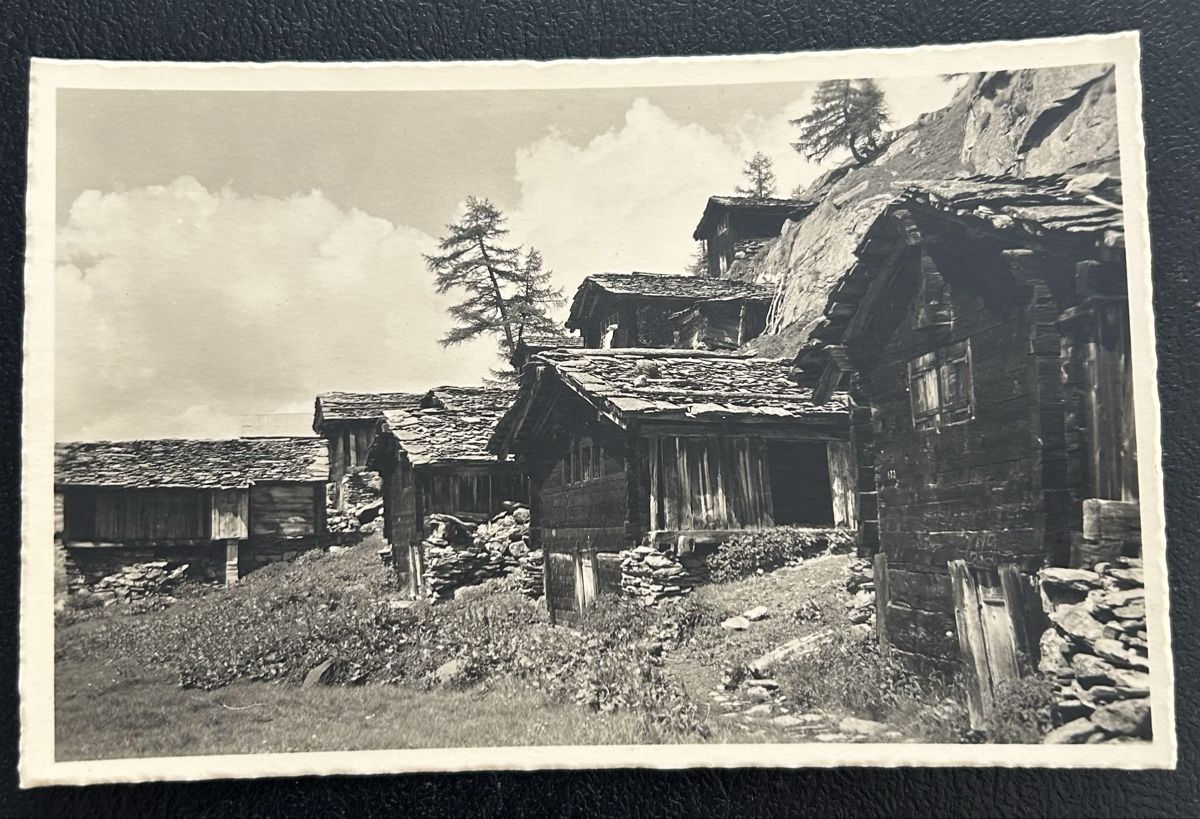 Cartoline postali: Alphütten im Lötschental  – Usato da Horw venduto da Tellbub