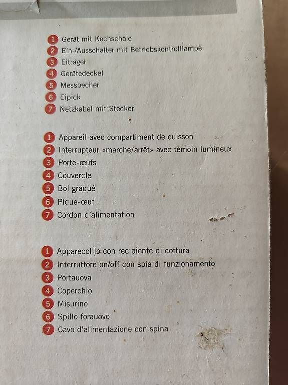 Komplettküchen: Cuiseur à oeufs – Gebraucht aus Pompaples von minifigureCH 1