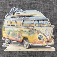Palma VW Camper Metal Art Schild