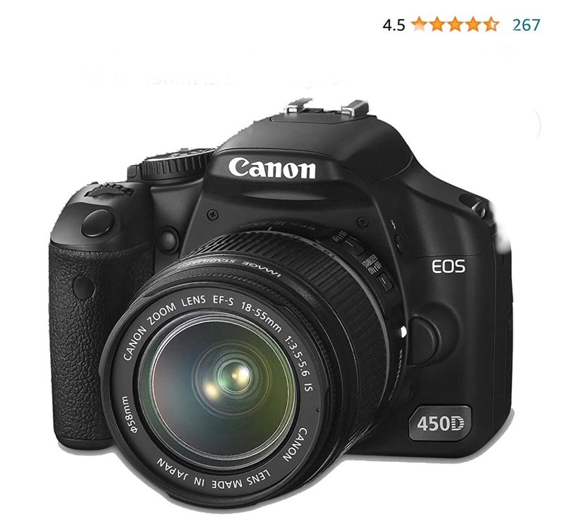 Ensemble appareil photo numérique Canon E450D pas cher