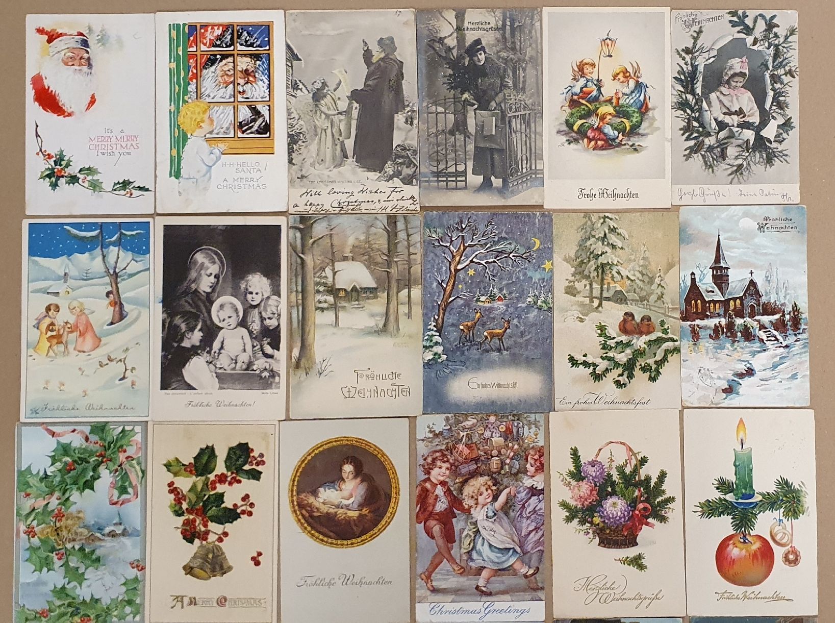 Ansichtskarten: Alte Weihnachtskarten Sammlung, 50+ Stück – Gebraucht aus Kreuzlingen von Rschweiz1 1