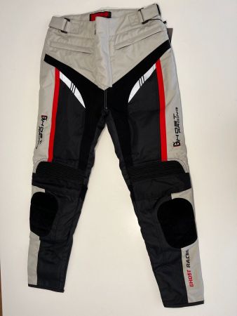Ghost Racing Motorradhose Gr. M grau/schwarz - neuwertig
