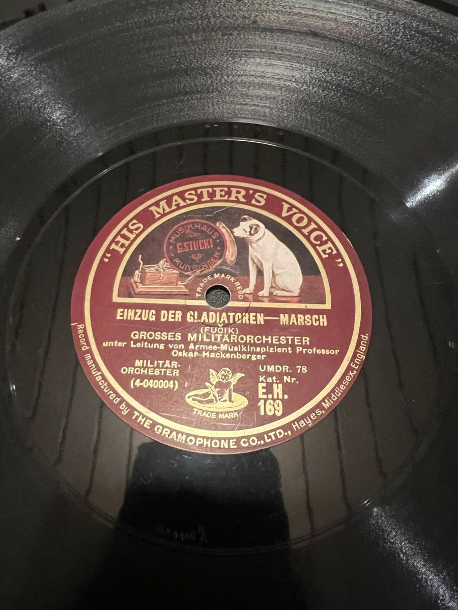 Dischi in vinile: Originale LP. defekt - Einzug der Gladiatoren! – Difettoso da Lyss venduto da Schmuggler 2