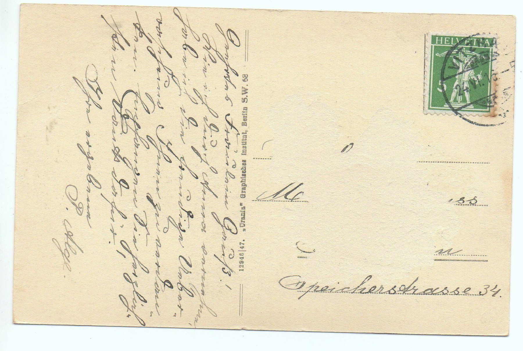 Cartoline postali: VITZNAU Villa Gaudeamus, Veranda – Usato da Jona venduto da philajona 1