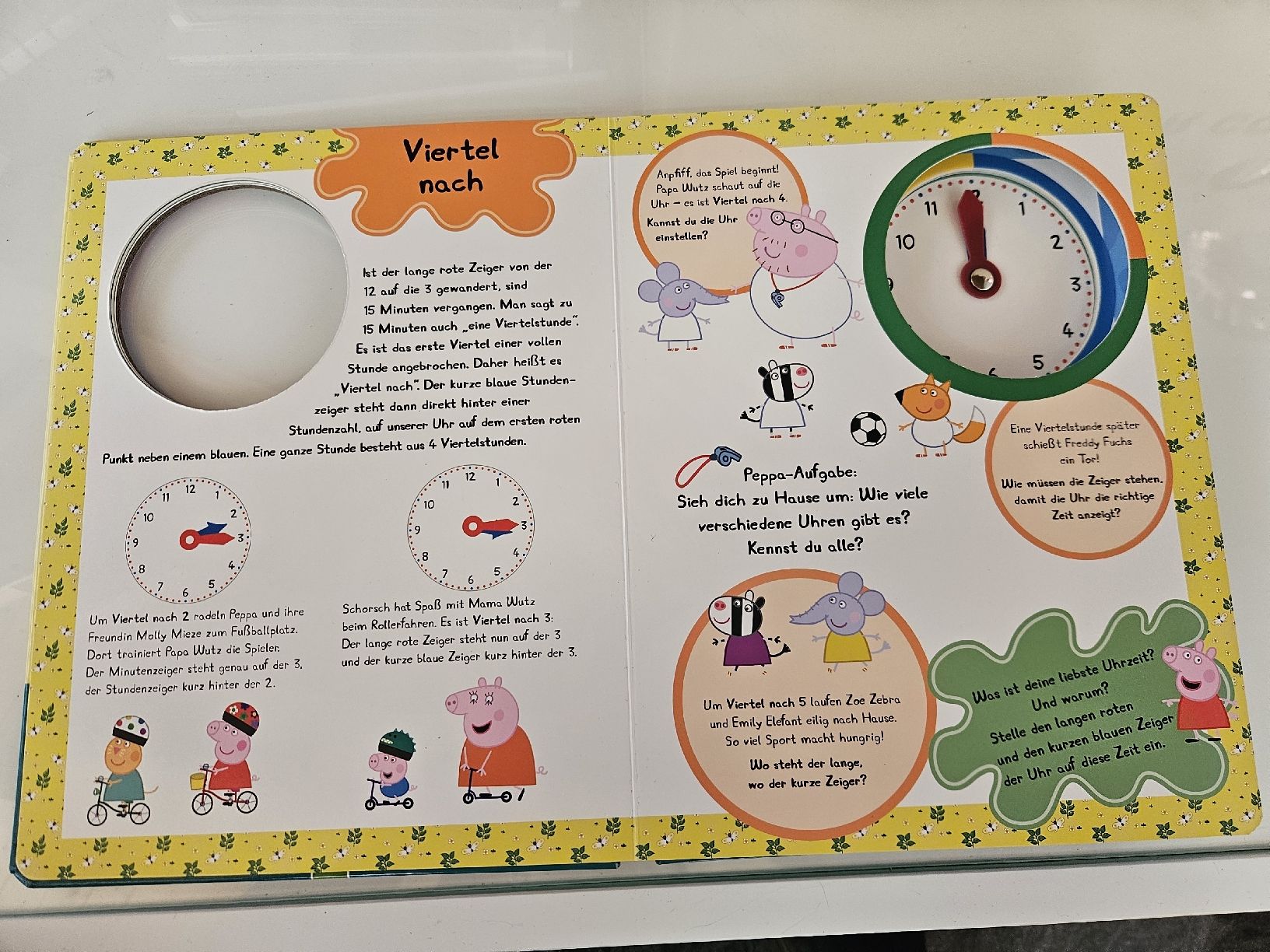 Libri: Peppa Pig Uhrenlernbuch – Usato da Visp venduto da hutter88 2