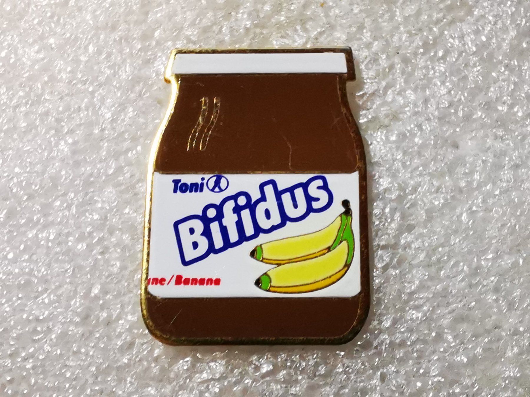Placchette & Badge: Ansteckpin 50: Toni AG Früchtejoghurt – Usato da Oppligen venduto da Pin-Fall-Shop